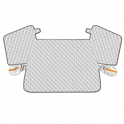 Thickened Magnetic Car Windshield Snow Cover Winter Front Windshield Half Cover for Sedans and SUVs