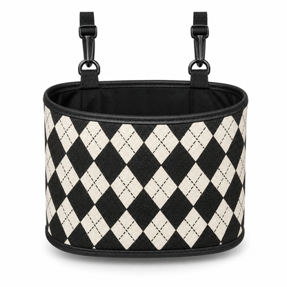 Car Seat Back Hanging Storage Bag Multifunctional Backseat Organizer Bucket for Sundries