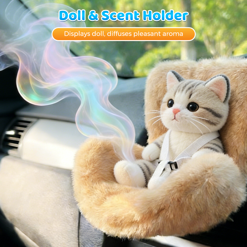 Plush Doll Safety Seat Car Air Vent Clip
