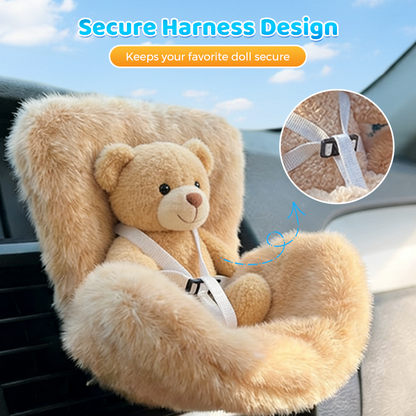 Plush Doll Safety Seat Car Air Vent Clip