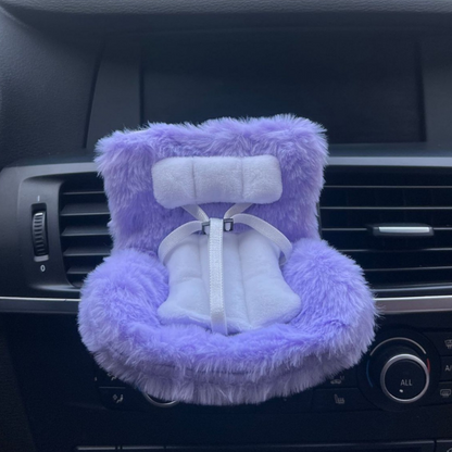 Plush Doll Safety Seat Car Air Vent Clip
