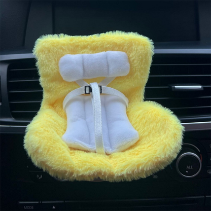 Plush Doll Safety Seat Car Air Vent Clip