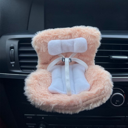 Plush Doll Safety Seat Car Air Vent Clip