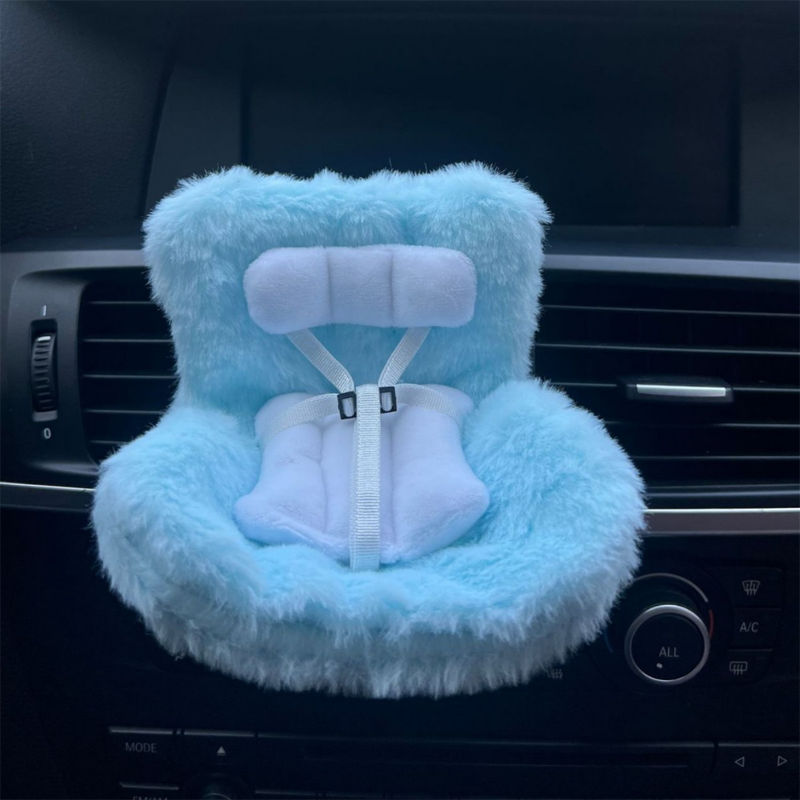 Plush Doll Safety Seat Car Air Vent Clip