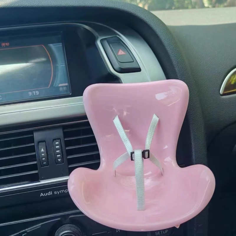 Plush Doll Safety Seat Car Air Vent Clip