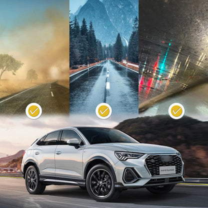 🚘 50% OFF NOW! 🧽 Automotive Glass Oil-Film Cleaning Brush – Built-in Cleaner, Broad Sponge & Handheld Design – 120ml for Windshields & Mirrors ✨