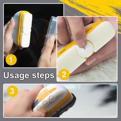 🚘 50% OFF NOW! 🧽 Automotive Glass Oil-Film Cleaning Brush – Built-in Cleaner, Broad Sponge & Handheld Design – 120ml for Windshields & Mirrors ✨