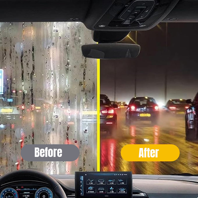 🚘 50% OFF NOW! 🧽 Automotive Glass Oil-Film Cleaning Brush – Built-in Cleaner, Broad Sponge & Handheld Design – 120ml for Windshields & Mirrors ✨