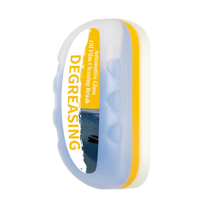 🚘 50% OFF NOW! 🧽 Automotive Glass Oil-Film Cleaning Brush – Built-in Cleaner, Broad Sponge & Handheld Design – 120ml for Windshields & Mirrors ✨
