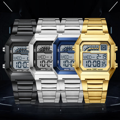 🎉 2026 Sale — Over 35,000 Sold! ⏰ Unisex Digital Watch – Square Display & Luminous Backlight 🌙