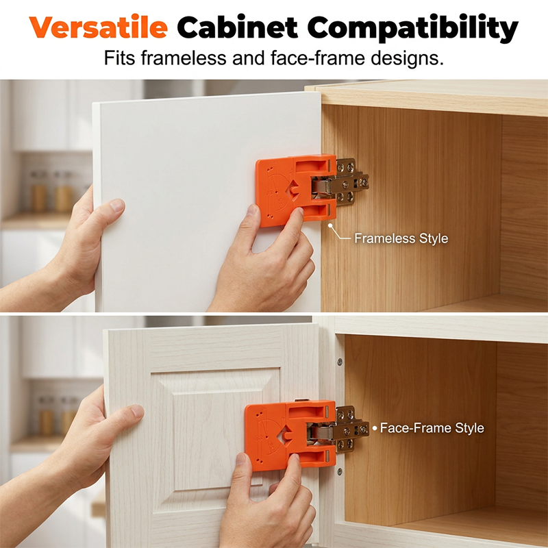 ⏳ LIMITED-TIME 50% OFF! 🛠️ Cabinet Door Hinge Drilling Guide – Align & Install Hinges with Greater Precision