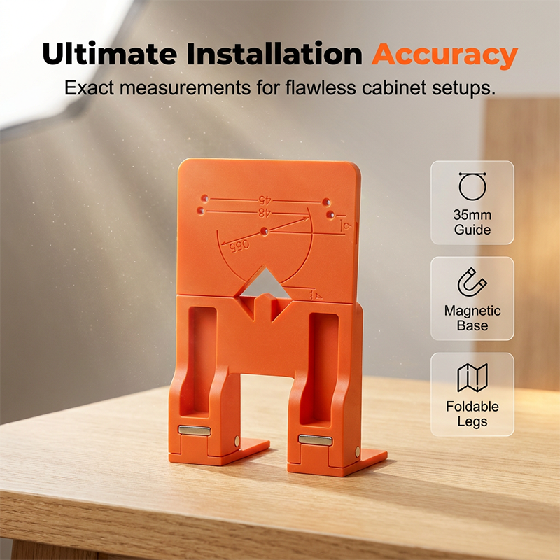 ⏳ LIMITED-TIME 50% OFF! 🛠️ Cabinet Door Hinge Drilling Guide – Align & Install Hinges with Greater Precision
