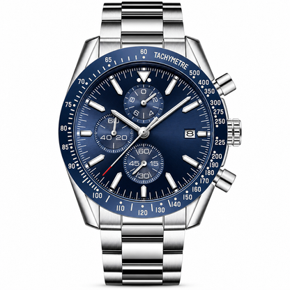 Men's Sport Quartz Watch Multifunctional Waterproof Fashion Wristwatch Model 5140