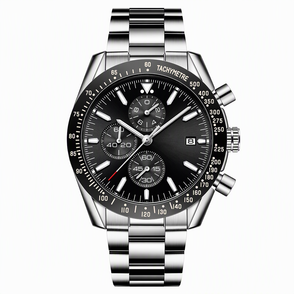 Men's Sport Quartz Watch Multifunctional Waterproof Fashion Wristwatch Model 5140