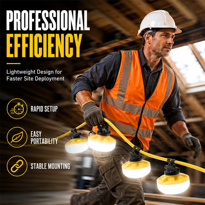 LED Construction Work Light String