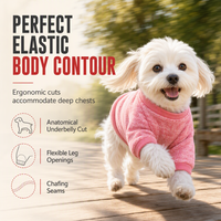 Knitted Dog Hoodie for Autumn and Winter