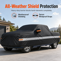 190T Polyester Taffeta Outdoor Pickup Truck Cover Waterproof Sunproof Dustproof Car Cover