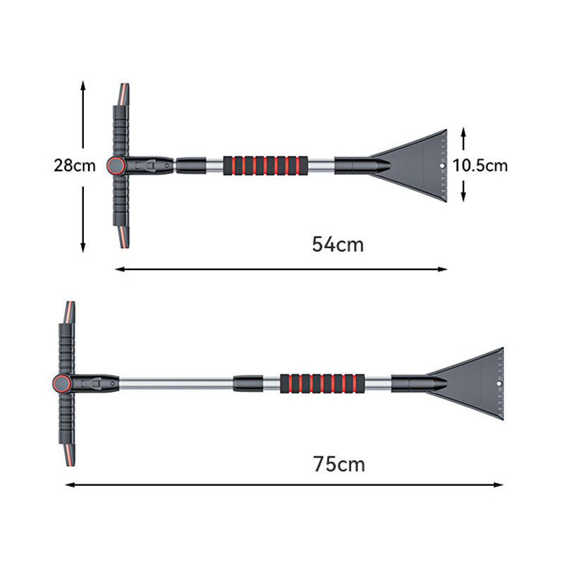 3-in-1 Telescopic Car Snow Brush & Ice Scraper