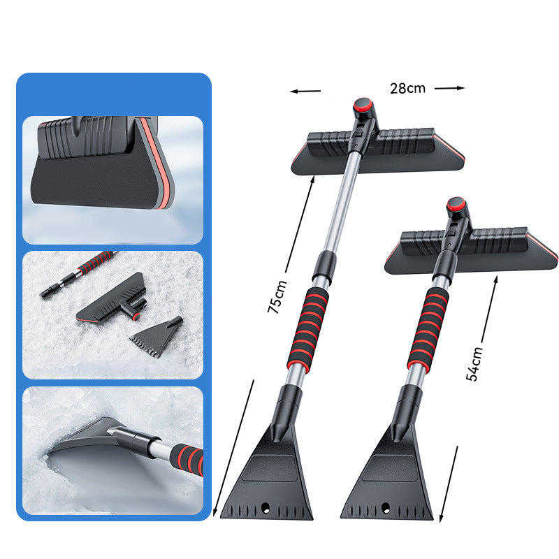 3-in-1 Telescopic Car Snow Brush & Ice Scraper
