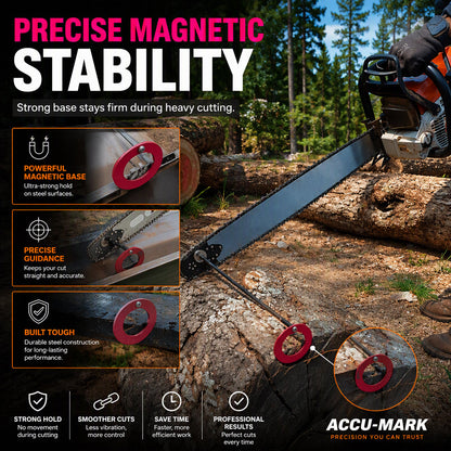 Chainsaw Cutting Marker Alignment Tool for Wood Cutting