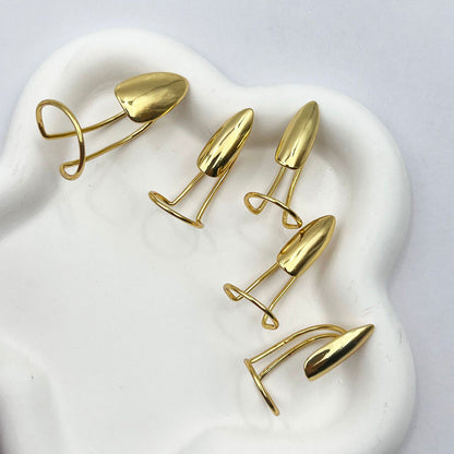 💅 50% Off Now ✨ Metal Fingertip Nail Ring Set — Adjustable & Mirror Finish 🎨