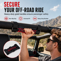 🚙 LIMITED-TIME 50% OFF! 🤝 Non-Slip Paracord Braided Roof Grab Handle – For SUV & Off-Road Vehicles ✨