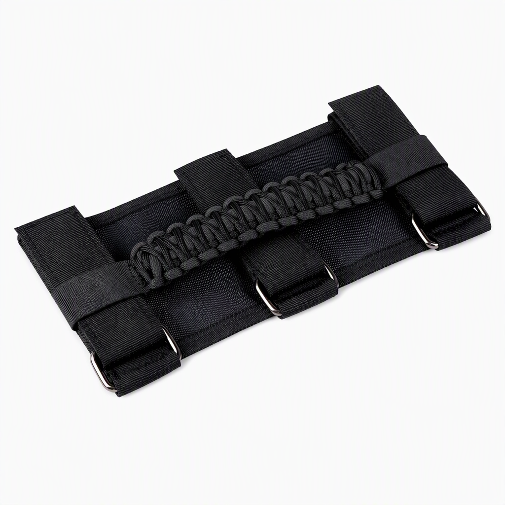 🚙 LIMITED-TIME 50% OFF! 🤝 Non-Slip Paracord Braided Roof Grab Handle – For SUV & Off-Road Vehicles ✨