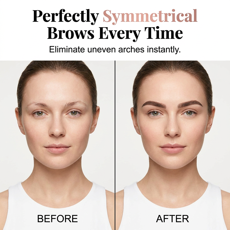 Eyebrow Stamp Kit – Symmetrical Brows, Smudge-Proof, Beginner Friendly 🖌️
