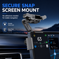 Car Phone Holder Mount with Center Control Screen Base Bracket for New Energy Vehicles