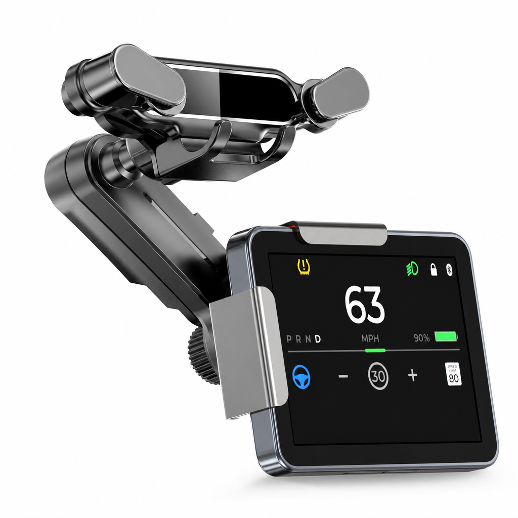 Car Phone Holder Mount with Center Control Screen Base Bracket for New Energy Vehicles