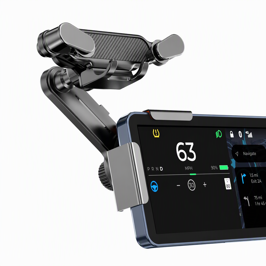 Car Phone Holder Mount with Center Control Screen Base Bracket for New Energy Vehicles