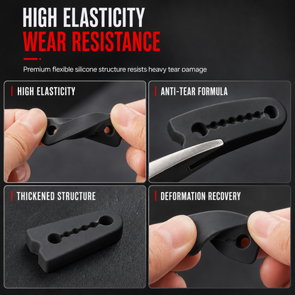 4 Pcs Car Door Shock Absorbing Buffer Pads Thickened Rubber Shockproof Gaskets for Car Door Lock Noise Reduction
