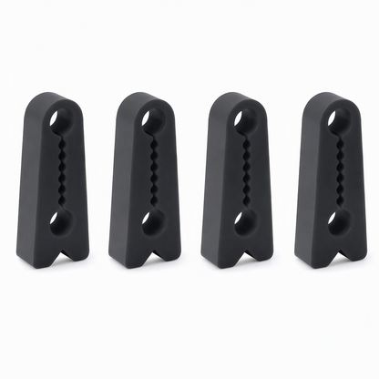 4 Pcs Car Door Shock Absorbing Buffer Pads Thickened Rubber Shockproof Gaskets for Car Door Lock Noise Reduction