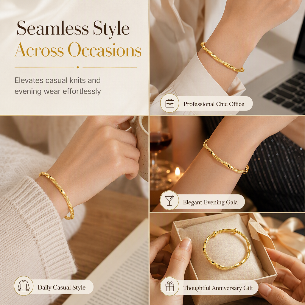 🎁BUY 1 GET 1 FREE!!!✨ Elegant Mobius Loop Jewelry – Minimalist Fashion Gift for Women 💎