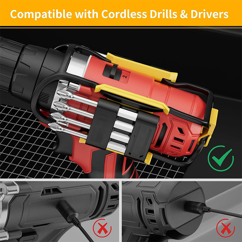 📢50% OFF🔥🔧Universal Drill Bit Holder – Convenient Storage Rack For Cordless Drills ✨