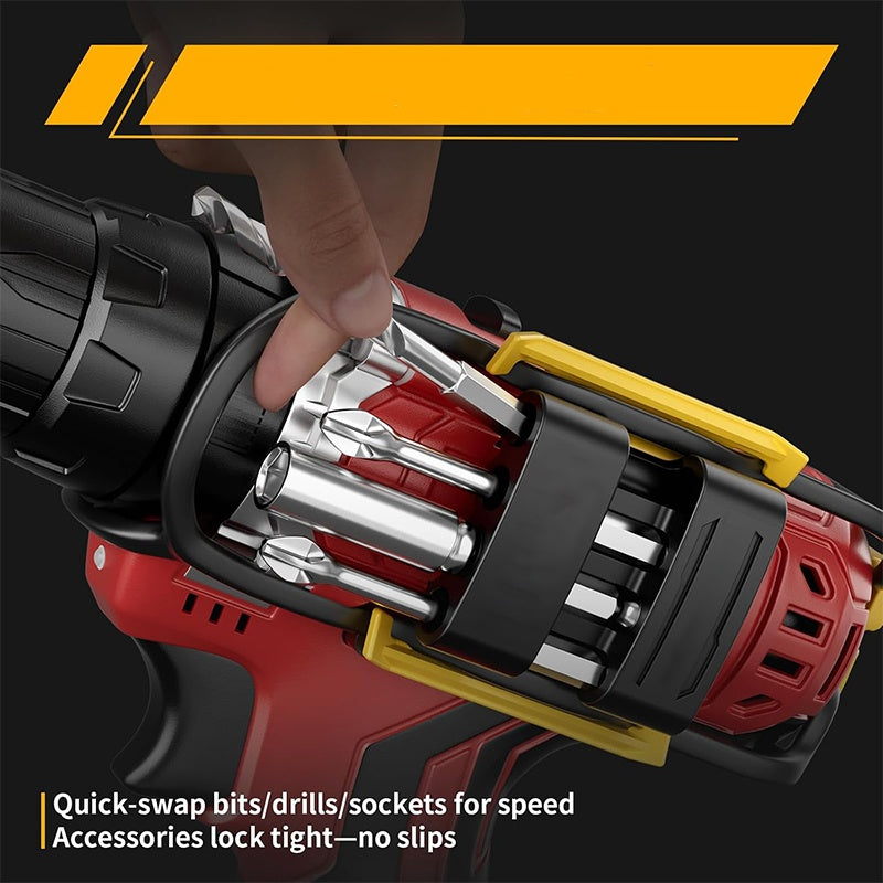 📢50% OFF🔥🔧Universal Drill Bit Holder – Convenient Storage Rack For Cordless Drills ✨