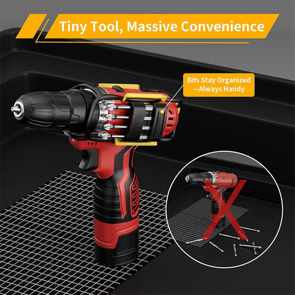 📢50% OFF🔥🔧Universal Drill Bit Holder – Convenient Storage Rack For Cordless Drills ✨