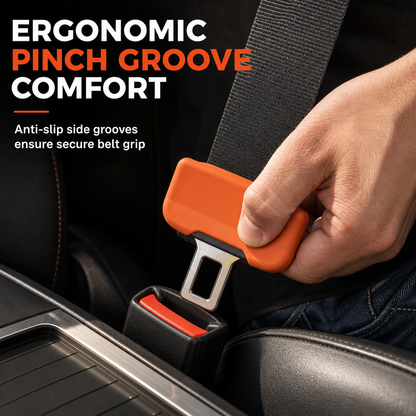 📢📢 50% OFF🚗Universal Silicone Car Seat Belt Buckle Protective Cover Anti-Collision and Anti-Scratch Interior Modification Accessory