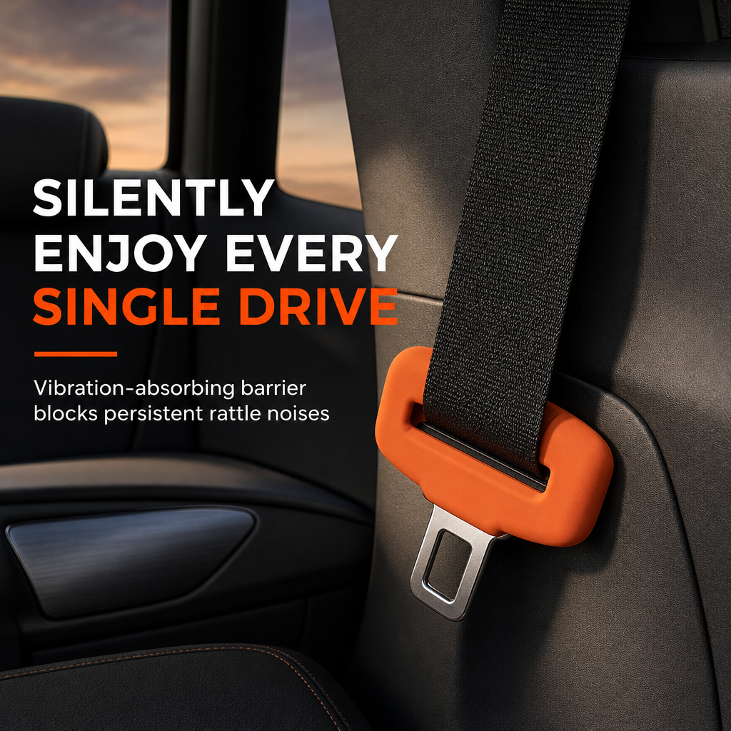 📢📢 50% OFF🚗Universal Silicone Car Seat Belt Buckle Protective Cover Anti-Collision and Anti-Scratch Interior Modification Accessory