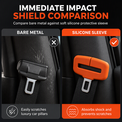 📢📢 50% OFF🚗Universal Silicone Car Seat Belt Buckle Protective Cover Anti-Collision and Anti-Scratch Interior Modification Accessory
