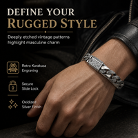 💎 50% OFF! ⛓️ Punk Arabesque Chain – Korean-style couples jewelry & gift-ready ✨