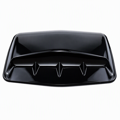 Car Hood Decorative Air Vent Sticker Adhesive Fake Intake Scoop Bonnet Trim Shark Gill Style