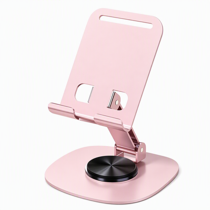 ✨Premium All-Metal Phone Stand – 360° Rotating Desktop Holder