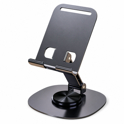 ✨Premium All-Metal Phone Stand – 360° Rotating Desktop Holder