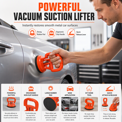 Heavy Duty Aluminum Alloy Single Claw Glass Suction Cup Lifter and Dent Puller for Lifting Glass and Tiles