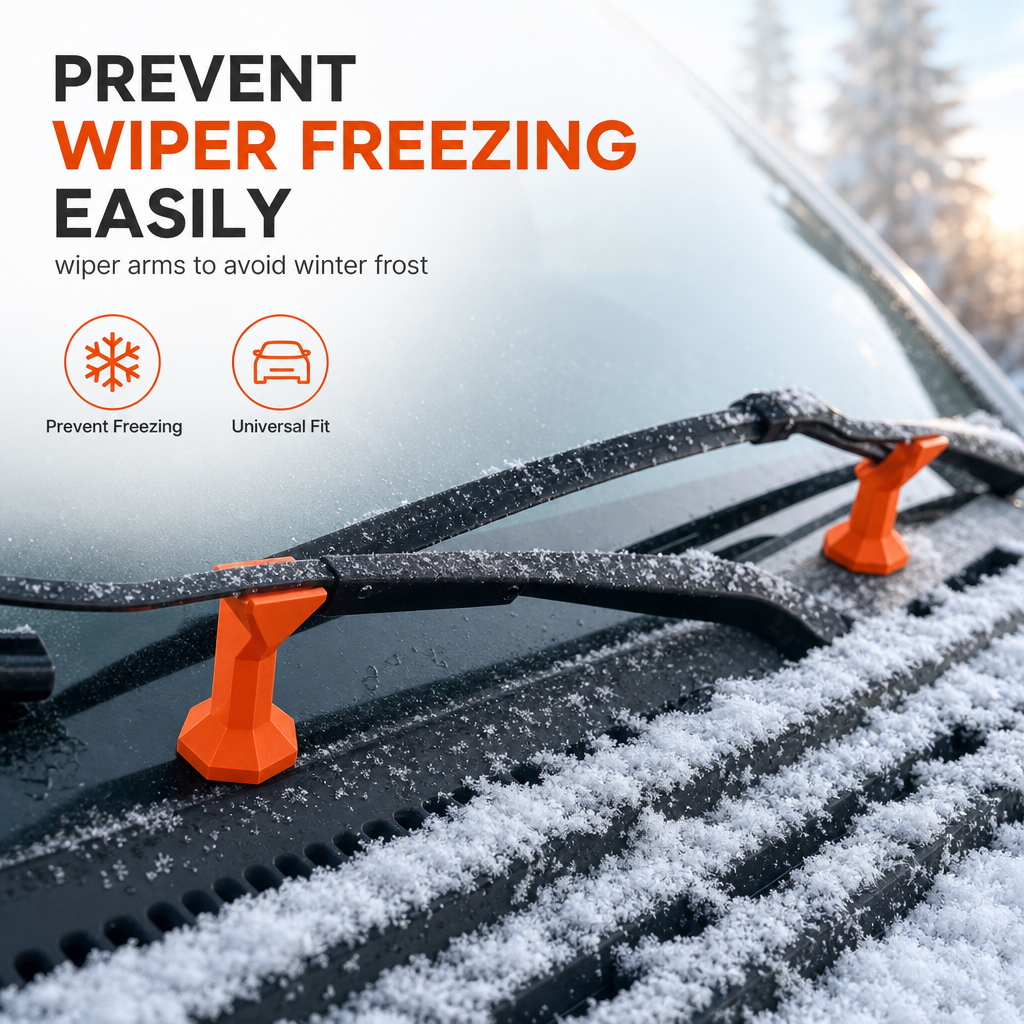 ⏳Limited-time 50% off💥2-Pack Car Stand Plastic Anti-Freeze Wiper Protector for Winter