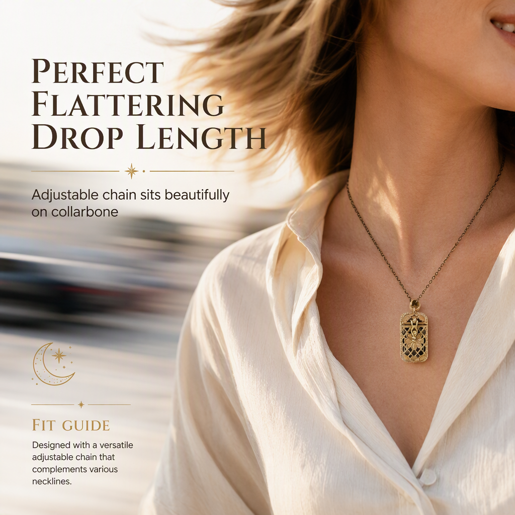 🌸 50% OFF NOW! 🌸Women's Tiny Tarot Card with Chain Jewelry