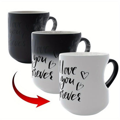 ⏳Limited-time 50% off⏰Color Changing Heart Handle Ceramic Mug♨️☕