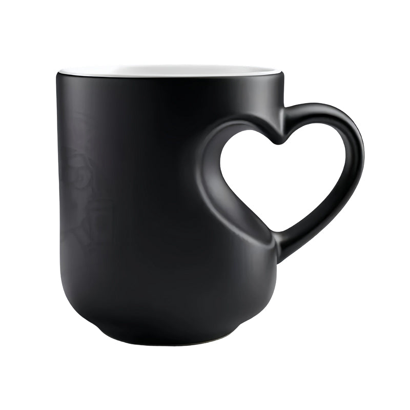 ⏳Limited-time 50% off⏰Color Changing Heart Handle Ceramic Mug♨️☕
