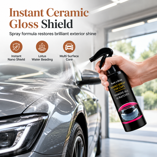 🚗 LIMITED-TIME 50% OFF! ✨ Car Nano Coating Repair Spray – Hydrophobic, Gloss Boost, Scratch Restore 💦